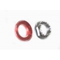 AELLA Hexagonal Small Hub Rear Axle Titanium Nut (Wheel Side) & Aluminum Taper Cone Set